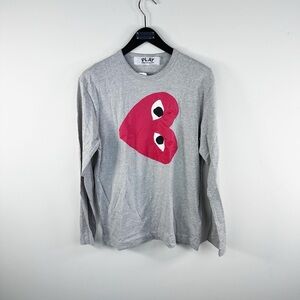 Comme des Garçons Play Heart Long Sleeve T-Shirt - Size L